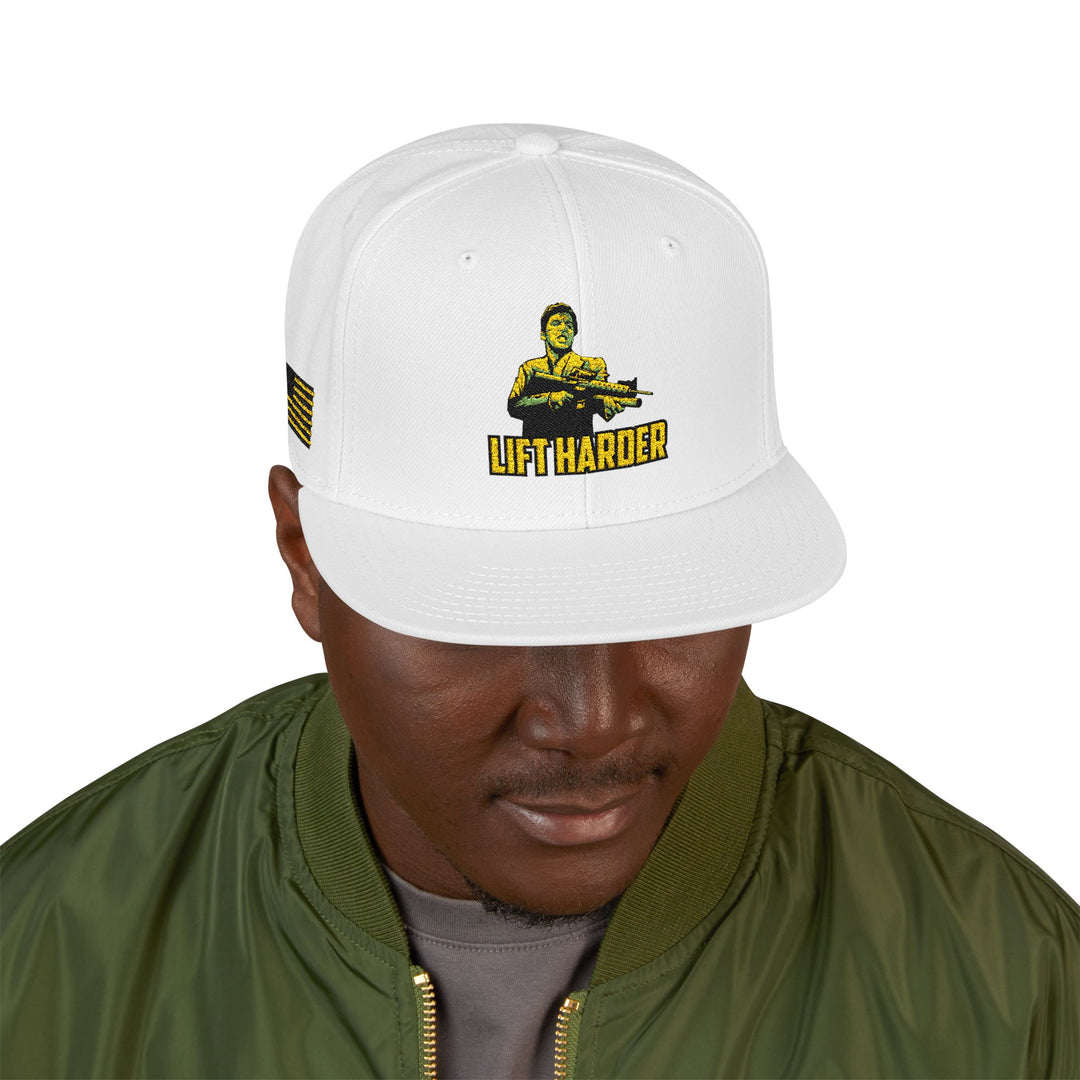 CG FINAL MAFIA BOSS YELLOW BLACK /LIFT HARDER Snapback (Embroidery)