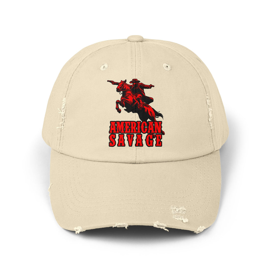 CG OUTLAW RED/AMERICAN SAVAGE CAP