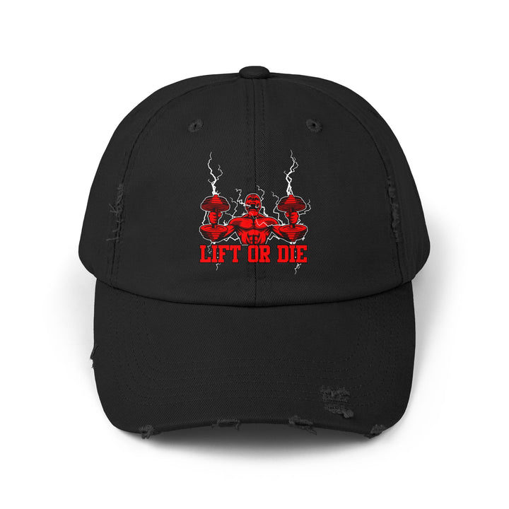 RIDE THE LIGHNING RED /LIFT OR DIE/CAP