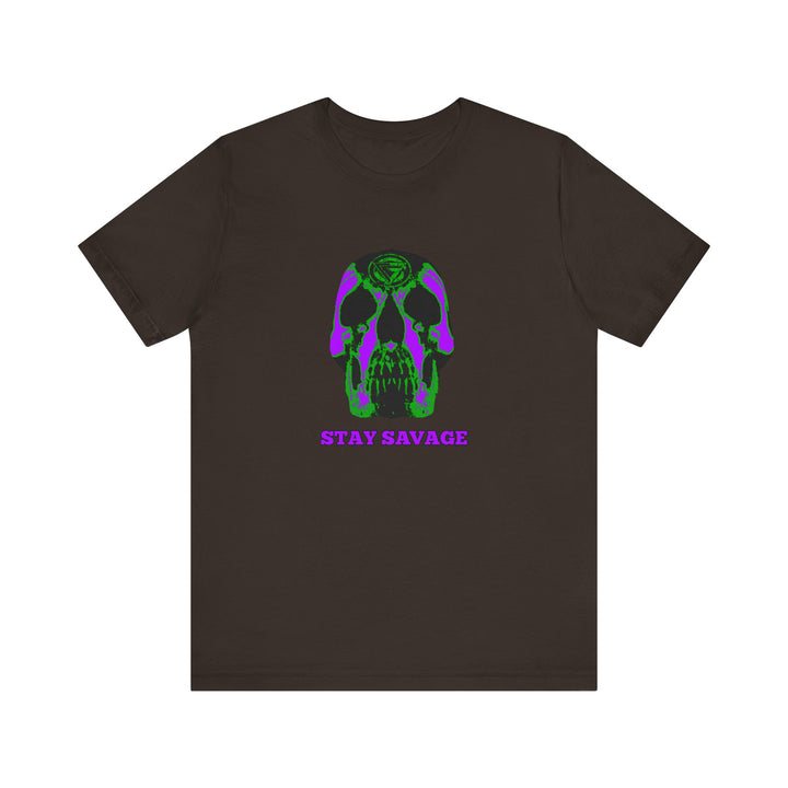 SKULLATOR PURPLE GREEN  /STAY SAVAGE