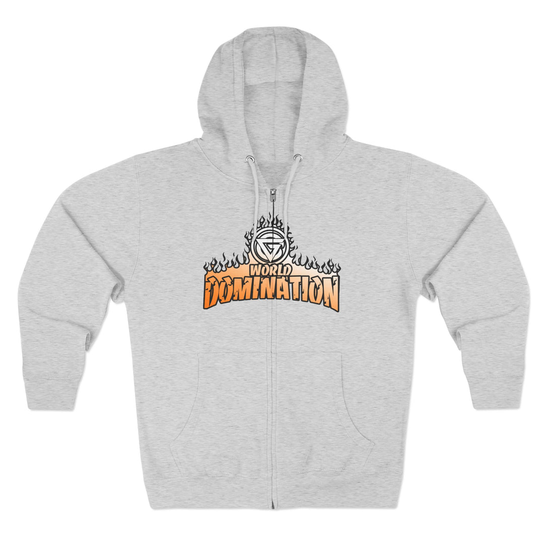 SPARTAN LIFT WHITE ORANGE FADE /READY FOR WAR ZIP UP