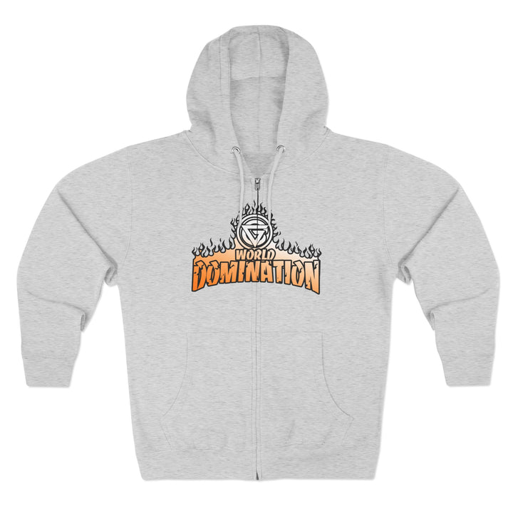 SPARTAN LIFT WHITE ORANGE FADE /READY FOR WAR ZIP UP