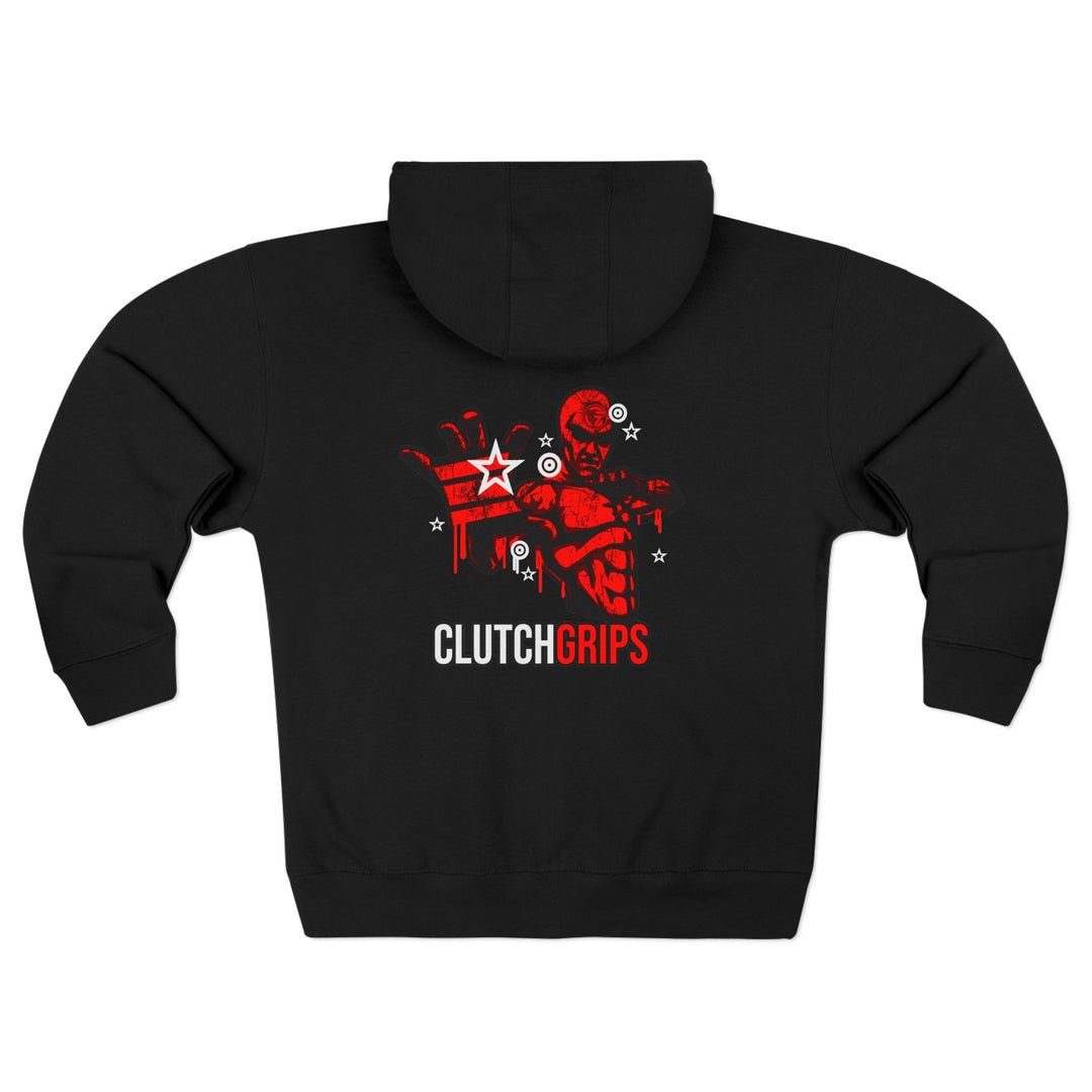 CG MASTER FLASH RED BLACK WHITE /CLUTCHGRIPS ZIP UP