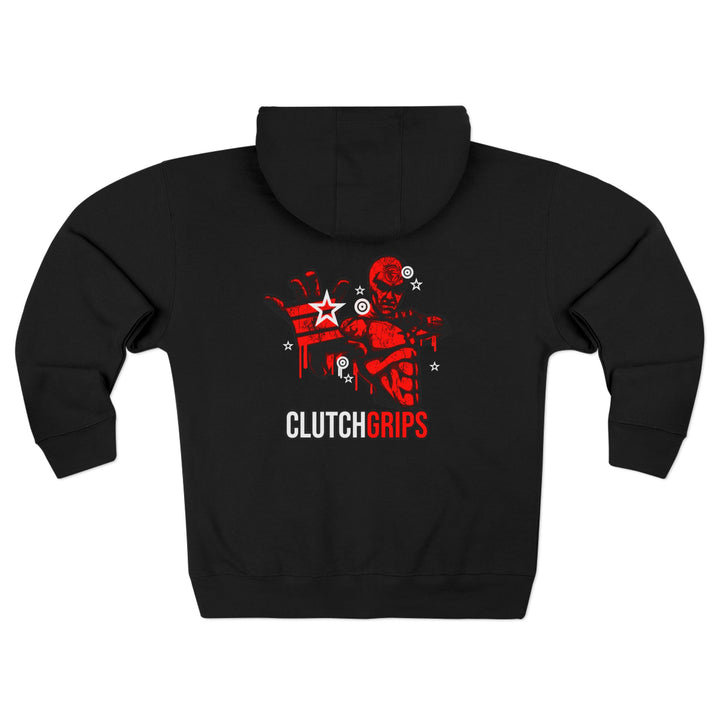 CG MASTER FLASH RED BLACK WHITE /CLUTCHGRIPS ZIP UP
