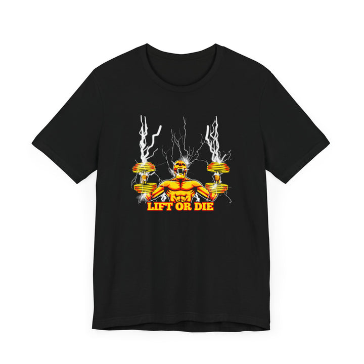 RIDE THE LIGHTNING GOLD RED /LIFT OR DIE