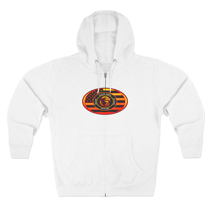 MAC VS SNAKE ORANGE GOLD FADE /WELCOME TO THE JUNGLE ZIP UP