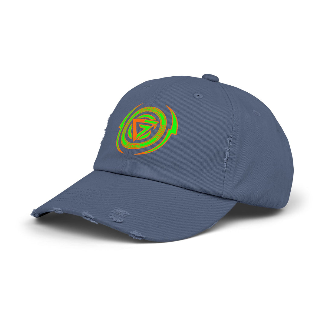 CG LOGO LIGHTNING ARCHES HYPER ORANGE GREEN /BELIEF ATTITUDE ACTION CAP