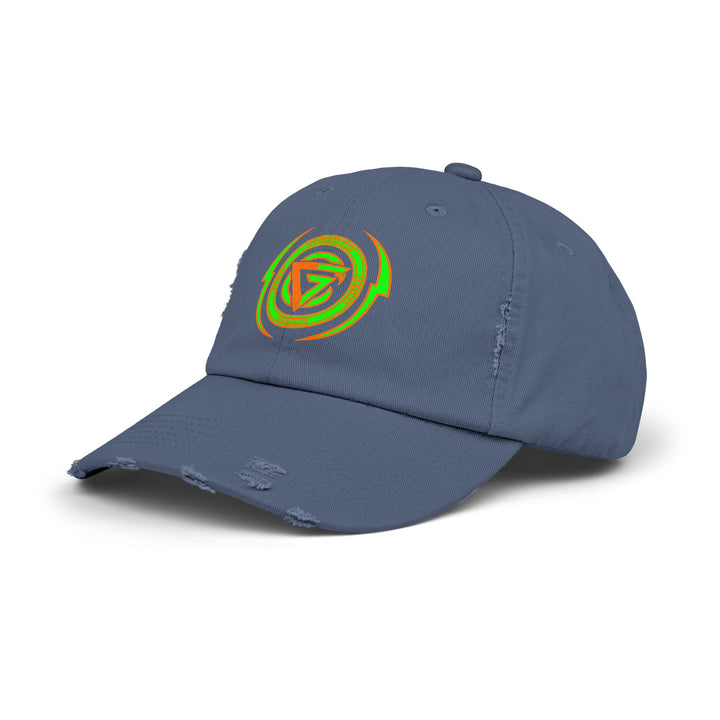 CG LOGO LIGHTNING ARCHES HYPER ORANGE GREEN /BELIEF ATTITUDE ACTION CAP