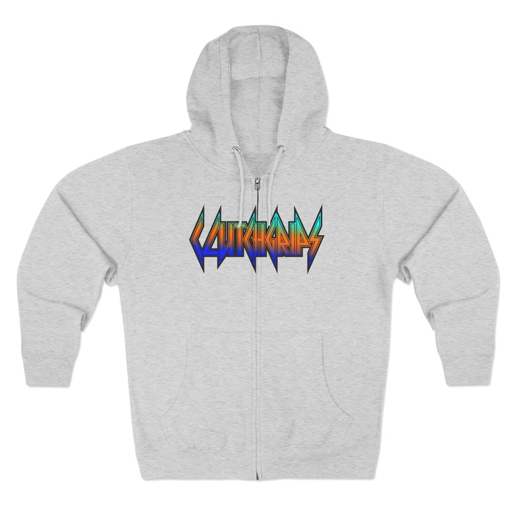 CG MAC SNAP DRAGON BLUE ORANGE AQUA /LIFT OR DIE zip up