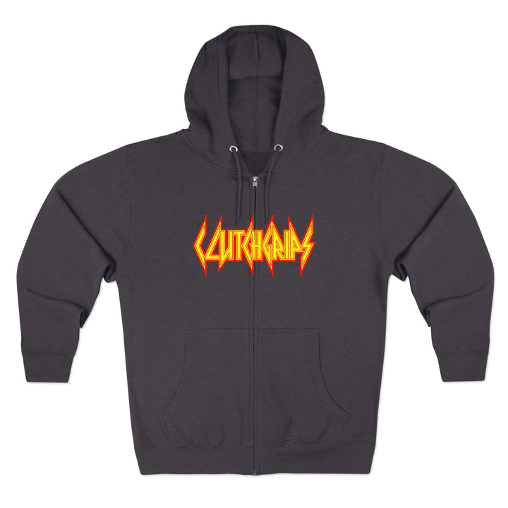CG ANGRY DOG GOLD RED /LIFT OR DIE ZIP UP