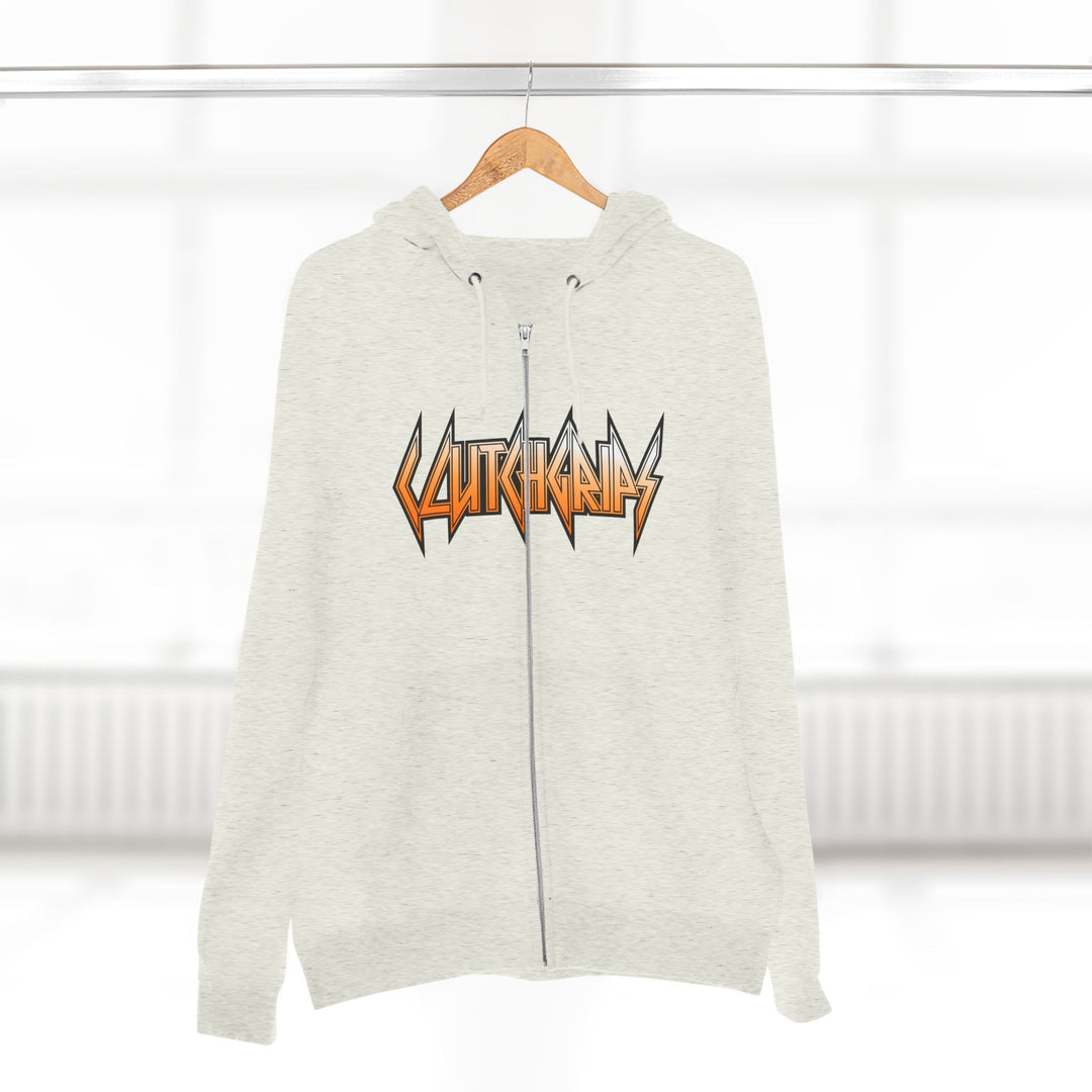 CG STAND OF ORANGE WHITE FADE/LIFT OR DIE ZIP UP