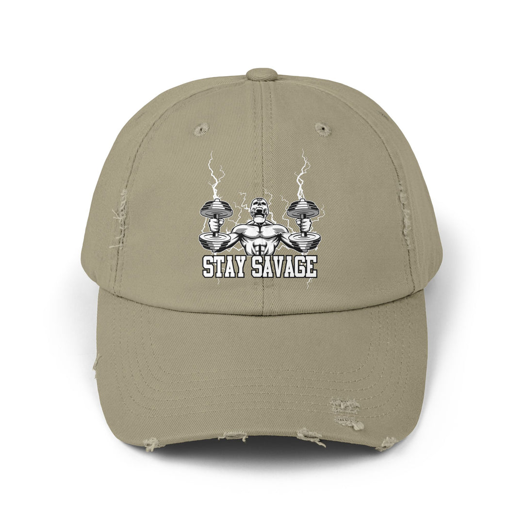 RIDE THE LIGHTNING WHITE /STAY SAVAGE CAP
