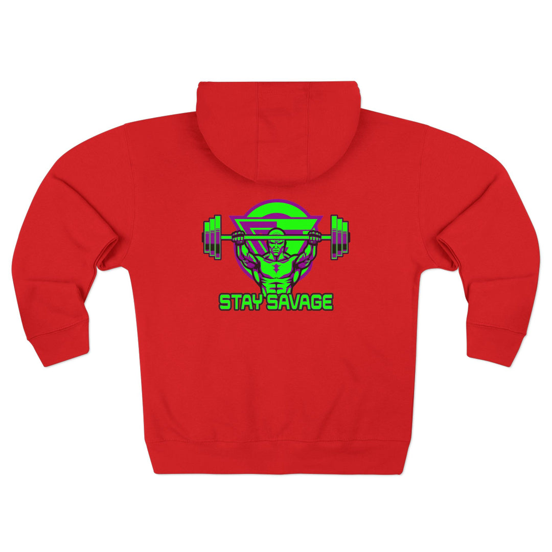 ENTER THE MAC PURPLE GREEN/STAY SAVAGE ZIP UP