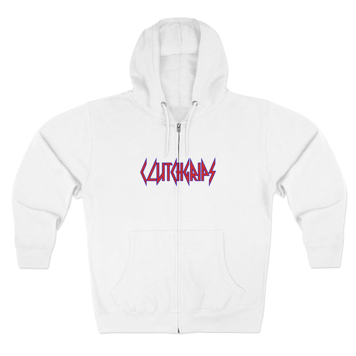 CG MAC JUMP RED WHITE BLUE /THINK DO BECOME ZIP UP