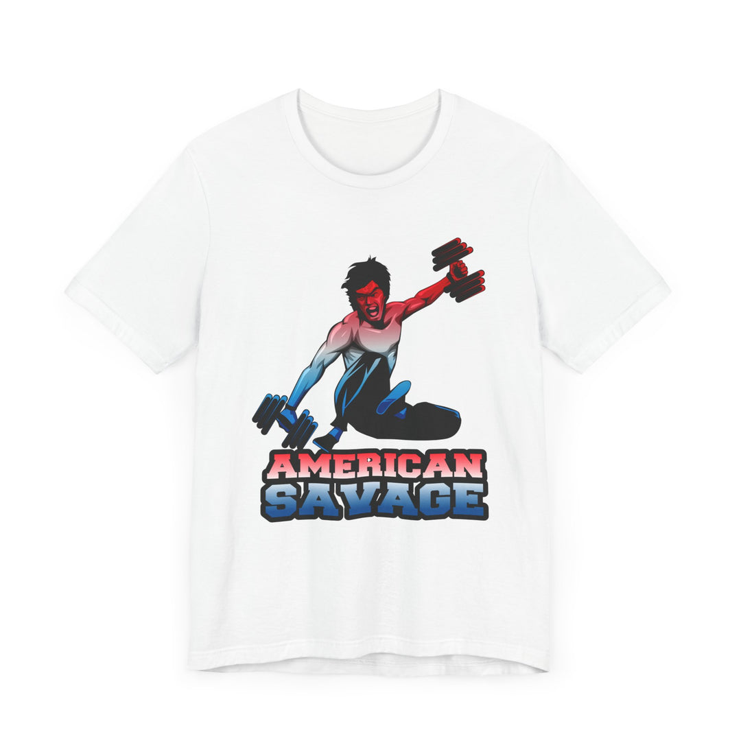 CG ANGRY LIFT KICK RED WHITE BLUE FADE /AMERICAN SAVAGE