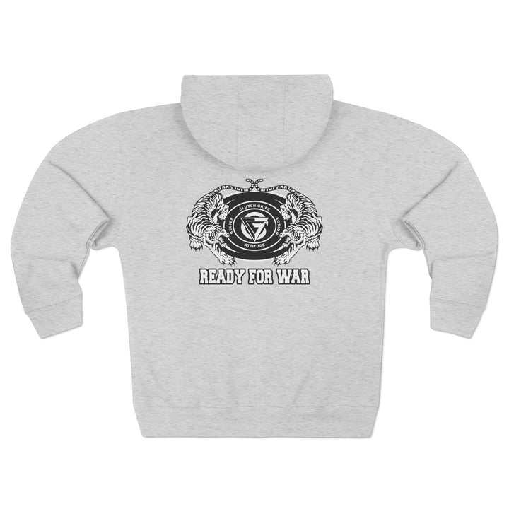 CG TIGER VS TIGER WHITE BLACK /READY FOR WAR ZIP UP