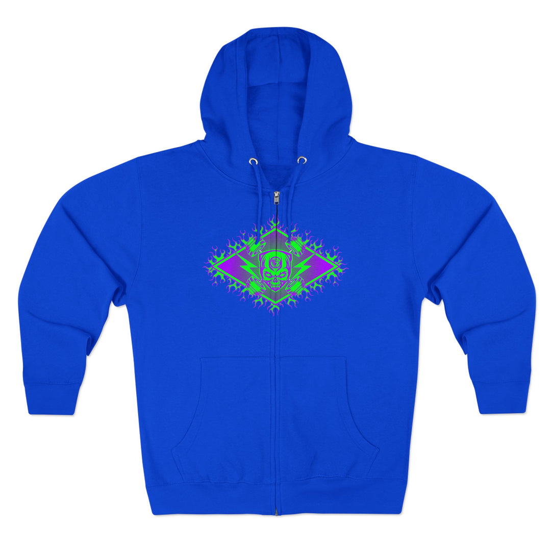 MAC VS SNAKE PURPLE GREEN /AMERICAN SAVAGE ZIP UP