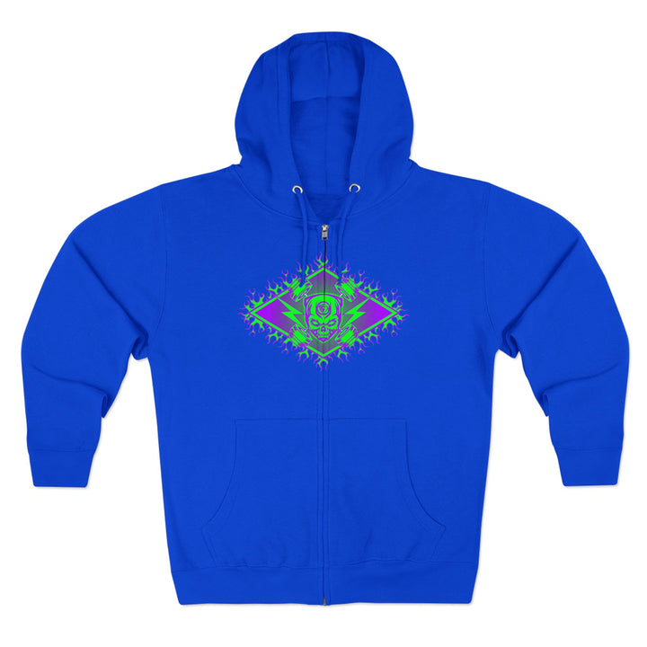 MAC VS SNAKE PURPLE GREEN /AMERICAN SAVAGE ZIP UP