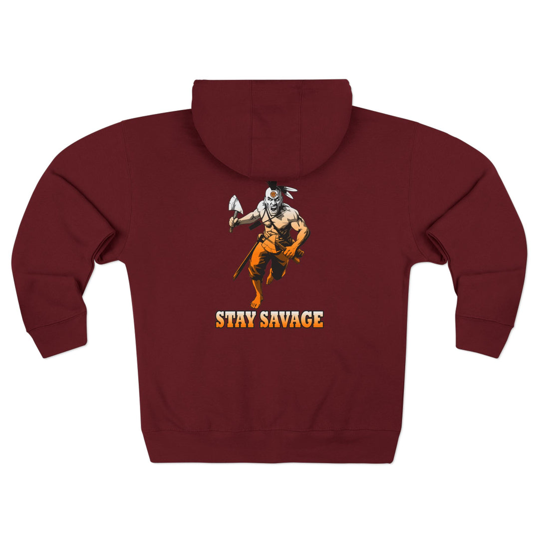 CG MAC ORANGE WHITE FADE /STAY SAVAGE ZIP UP