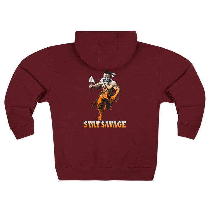 CG MAC ORANGE WHITE FADE /STAY SAVAGE ZIP UP