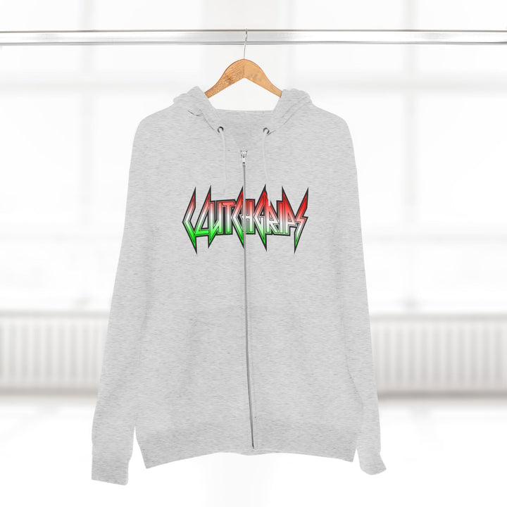 CG APE VS ZILLA RED WHITE GREEN FADE /DONT BE A BITCH ZIP UP
