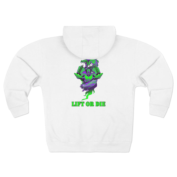 MAC DRAGON SNAP PURPLE GREEN /LIFT OR DIE ZIP UP