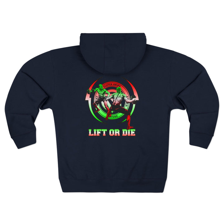 CG YOU VS YOU RED WHITE GREEN /LIFT OR DIE ZIP UP