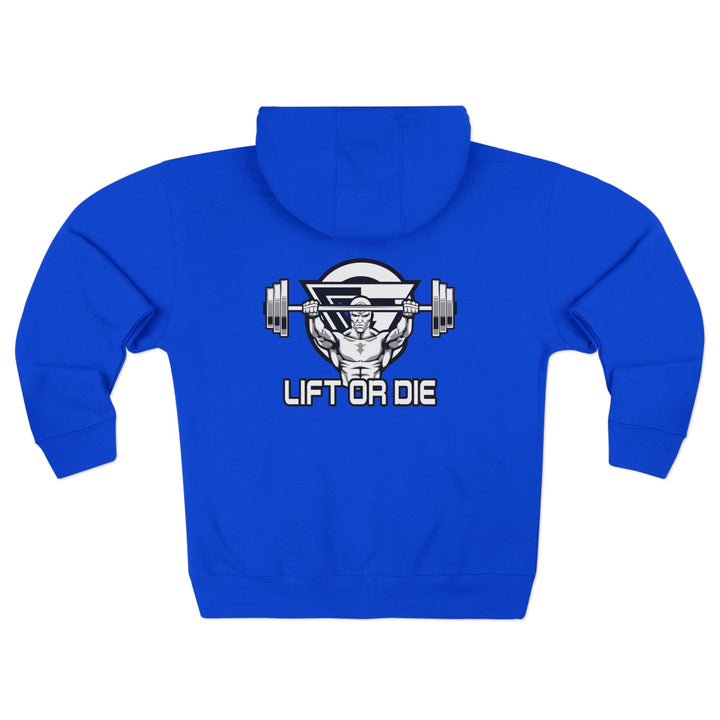ENTER THE MAC BLACK WHITE/LIFT OR DIE ZIP UP