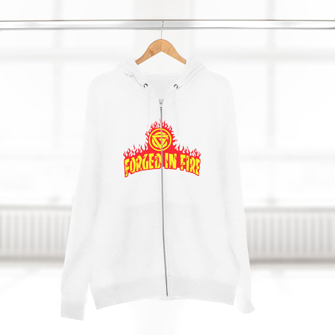 CG DBL SKULL BELL RED GOLD/READY FOR WAR ZIP UP