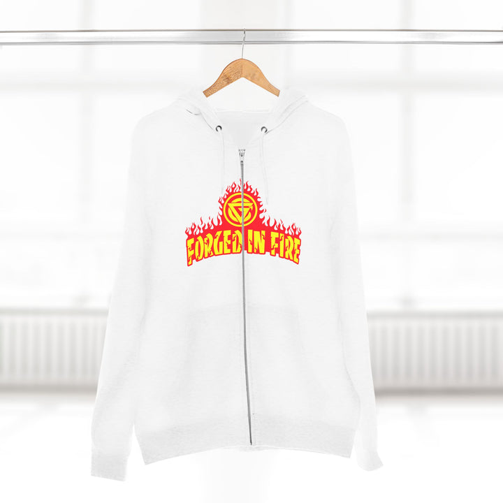 CG DBL SKULL BELL RED GOLD/READY FOR WAR ZIP UP