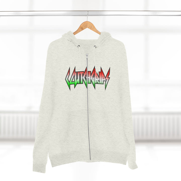 CG APE VS ZILLA RED WHITE GREEN FADE /DONT BE A BITCH ZIP UP