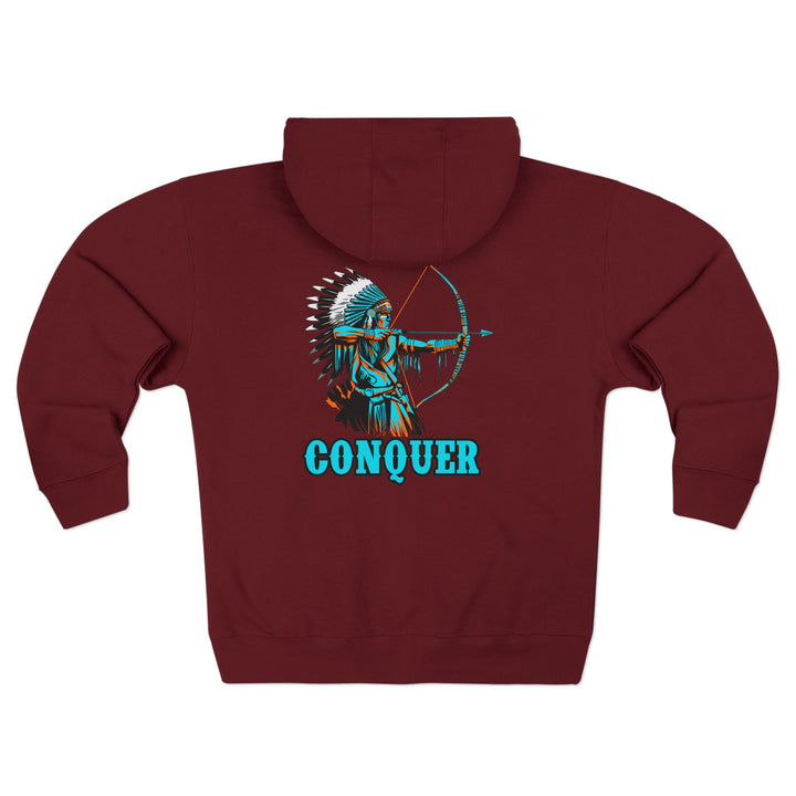 CG BIG MAC CHIEF AQUA ORANGE/CONQUER ZIP UP