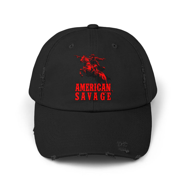 CG OUTLAW RED/AMERICAN SAVAGE CAP