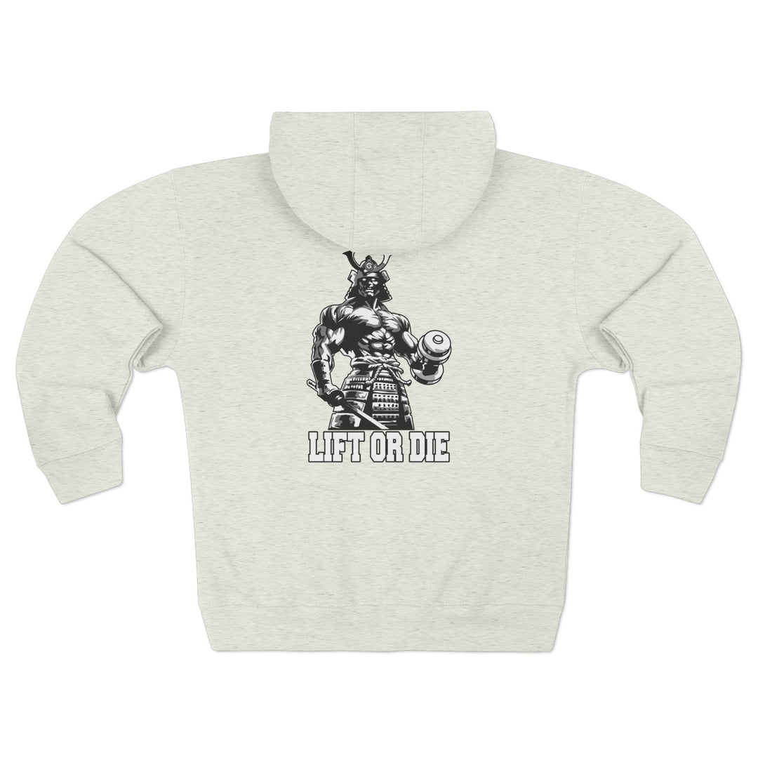 SAMURAI MASTER TRAINER BLACK WHITE /LIFT OR DIE ZIP UP
