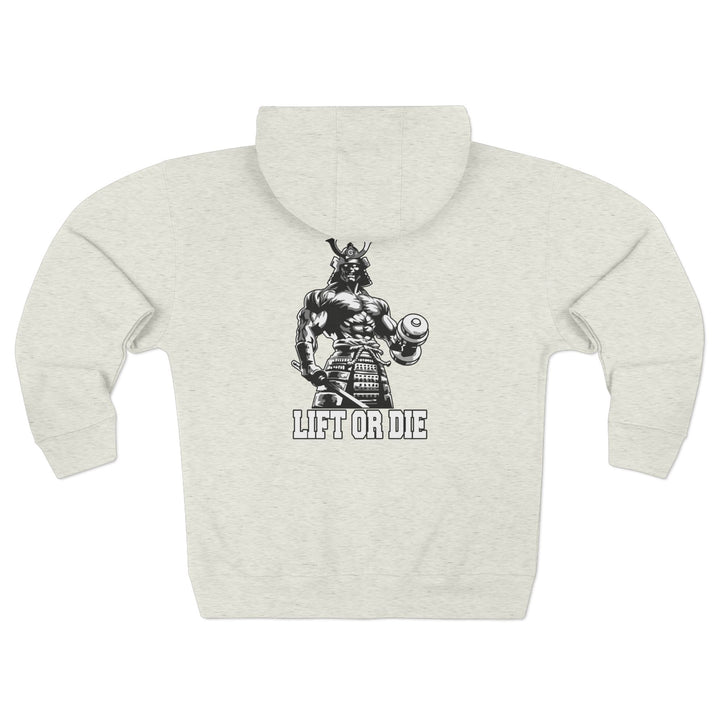 SAMURAI MASTER TRAINER BLACK WHITE /LIFT OR DIE ZIP UP