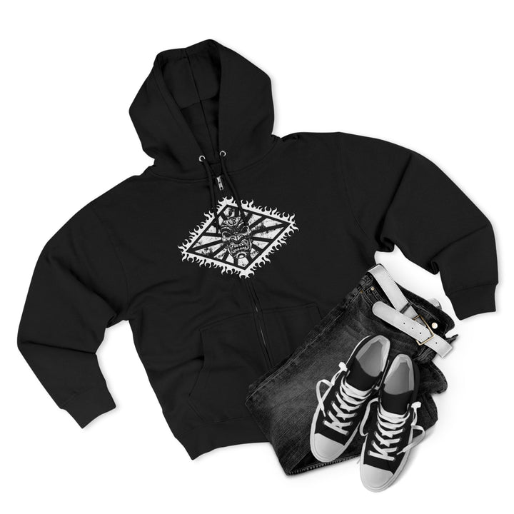 WICKED VIPER BLACK WHITE /LIFT HARDER ZIP UP