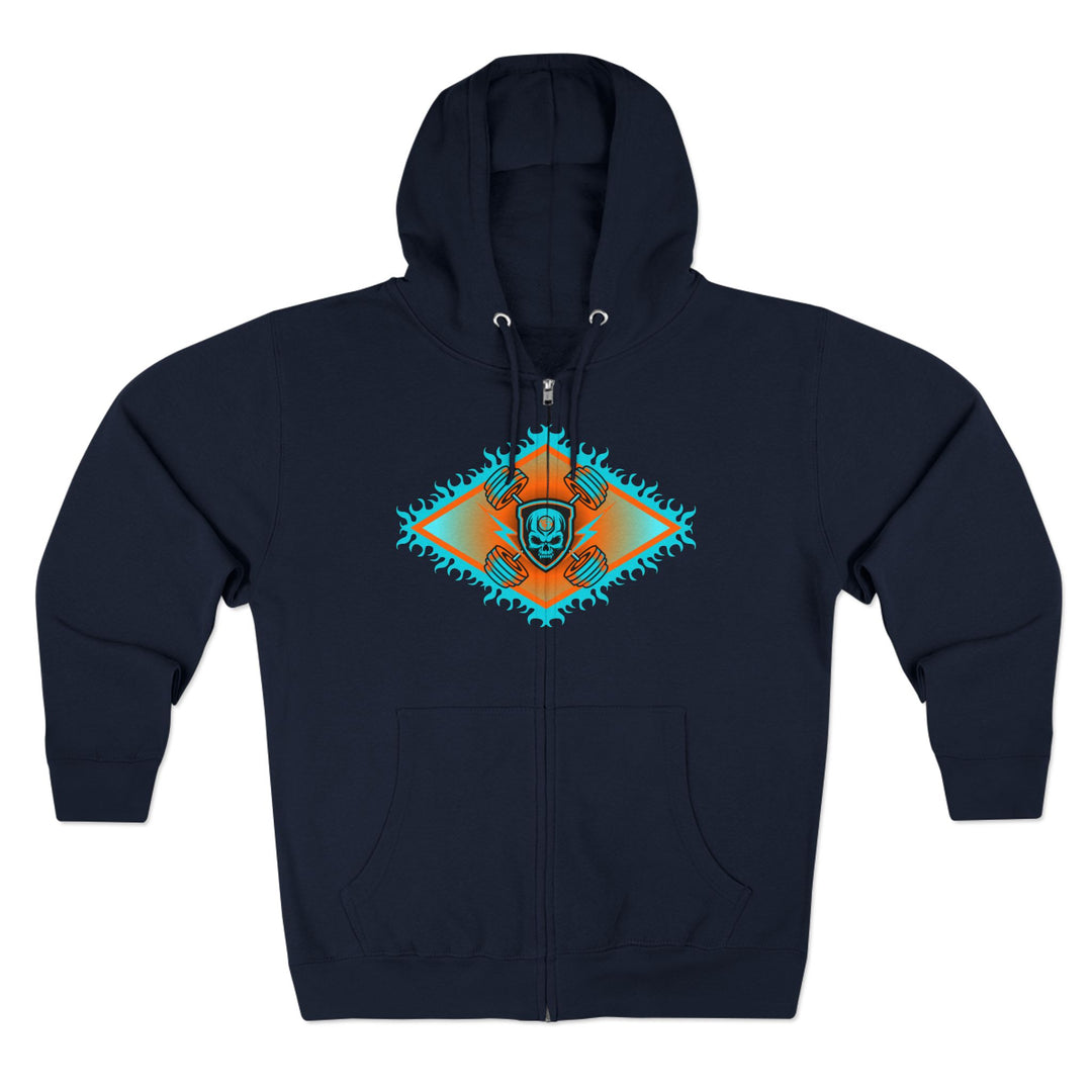 SAMURAI MASTER TRAINER MIAMI COLORS /DONT BE A BITCH  ZIP UP