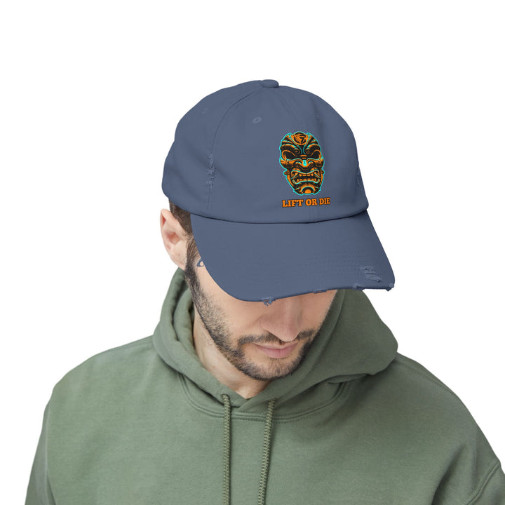 CG SAMURAI MASK AQUA ORANGE/LIFT OR DIE CAP