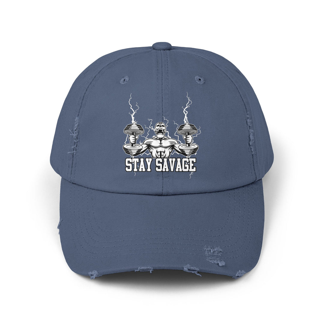 RIDE THE LIGHTNING WHITE /STAY SAVAGE CAP