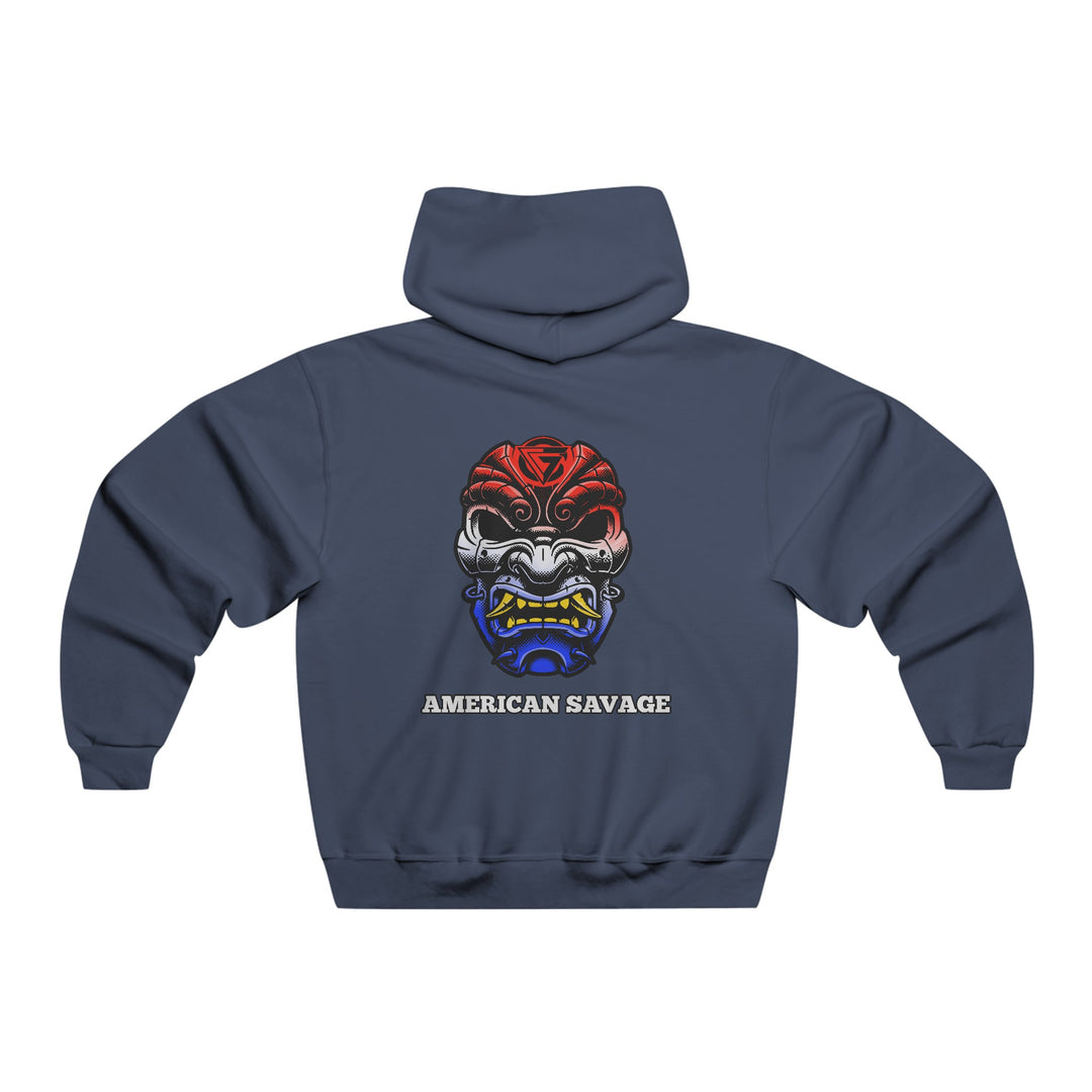 SAMURAI-MASK RED WHITE BLUE /AMERICAN SAVAGE