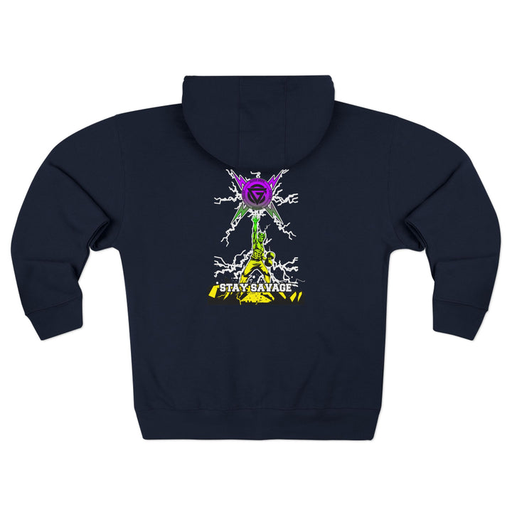 CG LIGHTNING KING YELLOW GREEN PURPLE /STAY SAVAGE ZIP UP