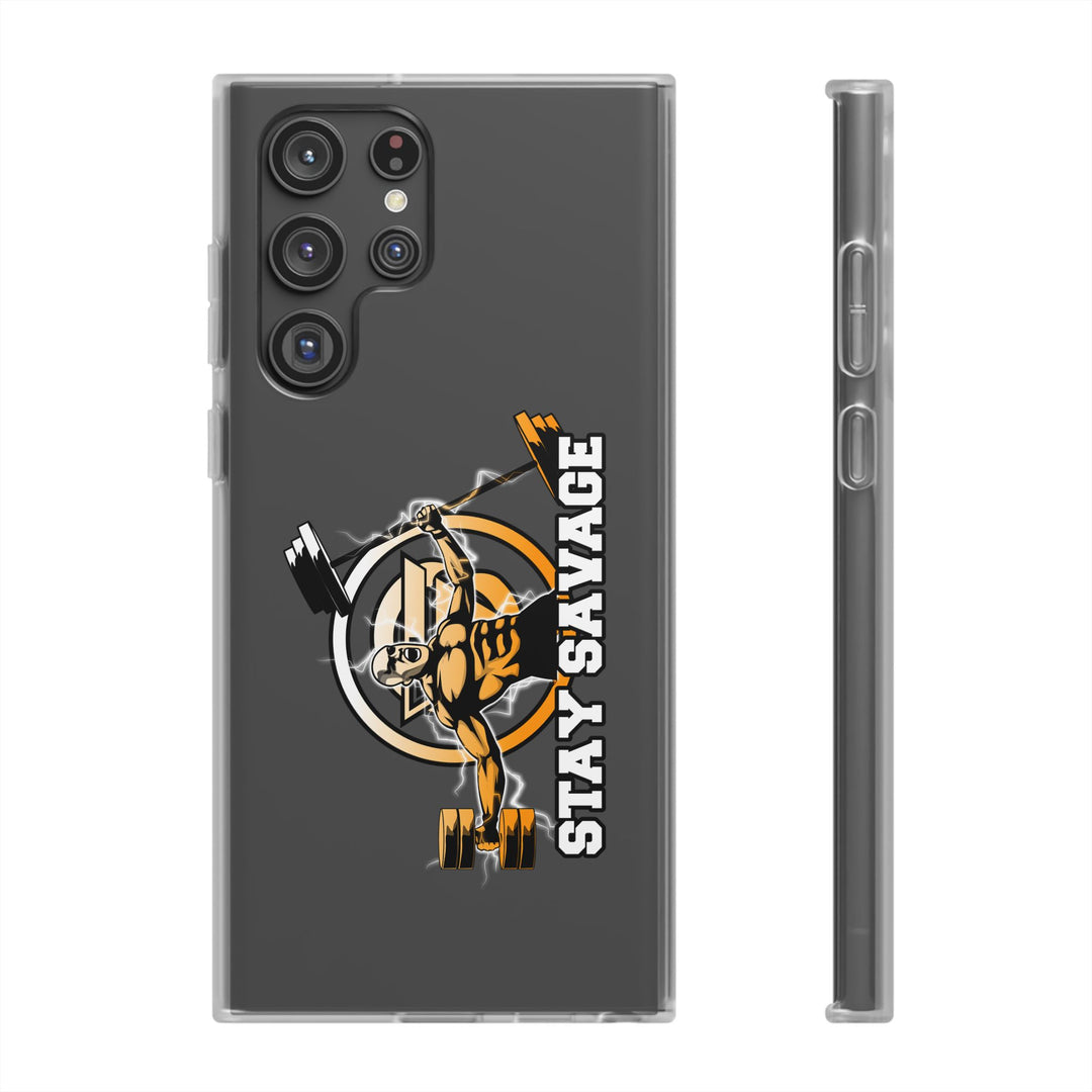 SPARTAN LIFT ORANGE WHITE PHONE CASE/STAY SAVAGE