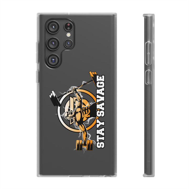 SPARTAN LIFT ORANGE WHITE PHONE CASE/STAY SAVAGE