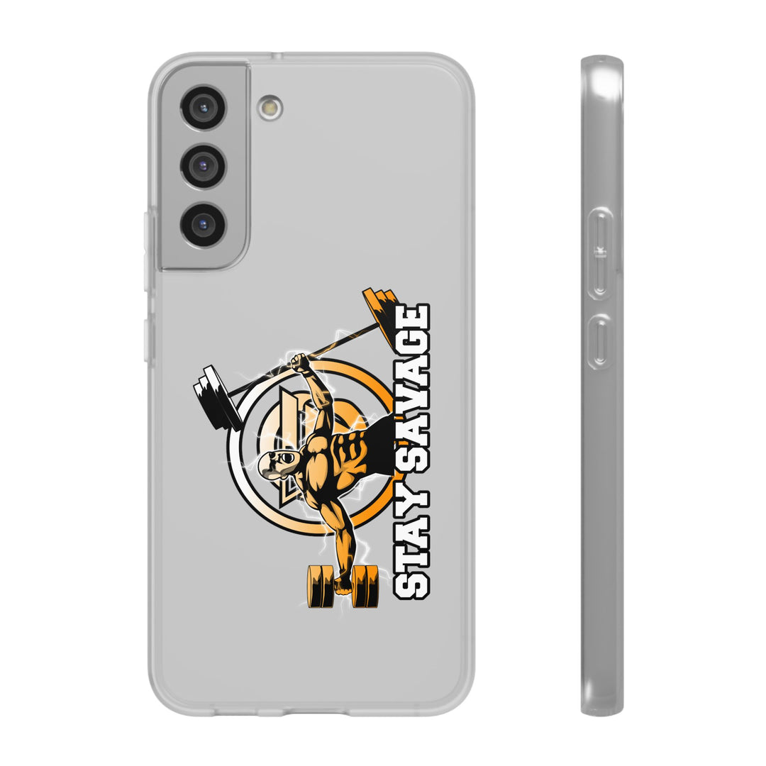 SPARTAN LIFT ORANGE WHITE PHONE CASE/STAY SAVAGE
