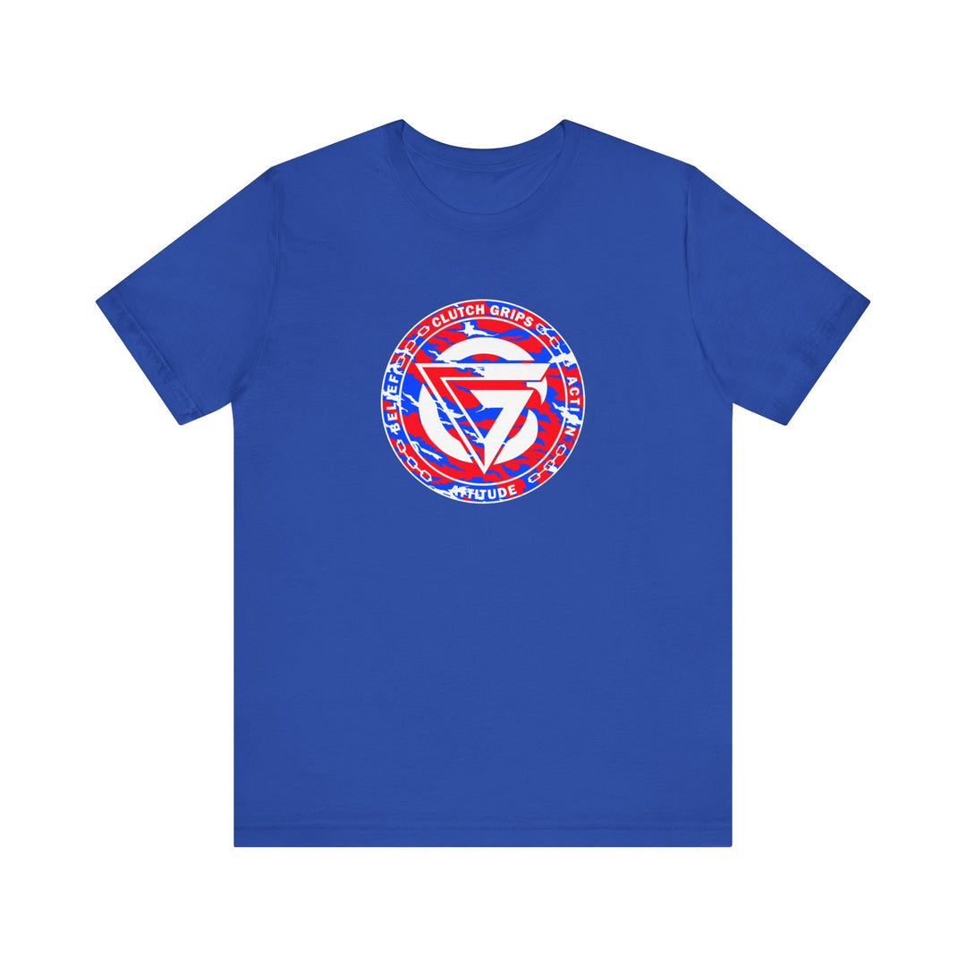 CG LOGO RED WHITE BLUE CAMO BLEND