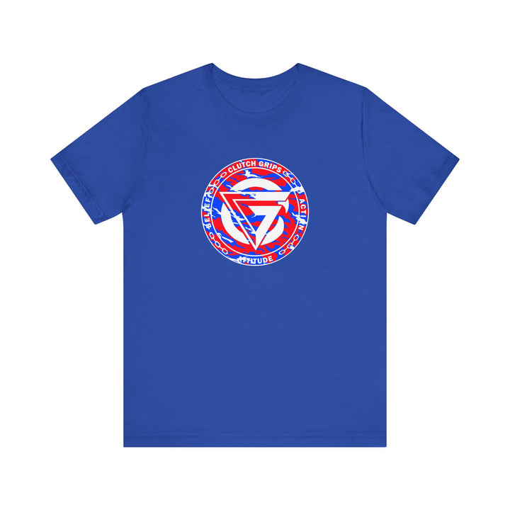 CG LOGO RED WHITE BLUE CAMO BLEND