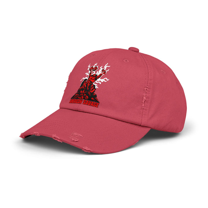 CG CONFIDENCE MAN RED/AMERICAN SAVAGE CAP