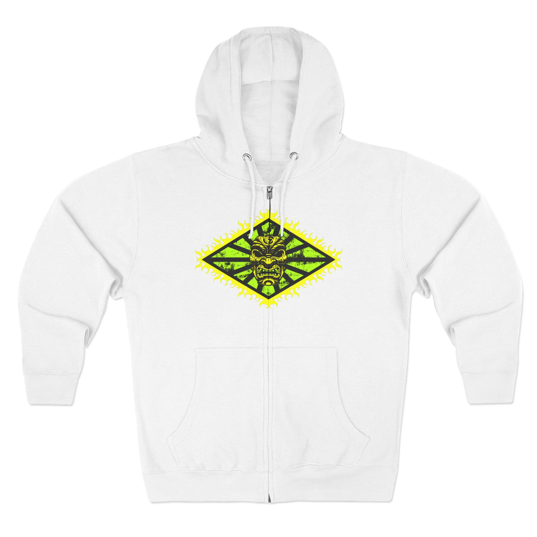 CG YELLOW LIME  ENTER THE MAC/CONQUER ZIP UP