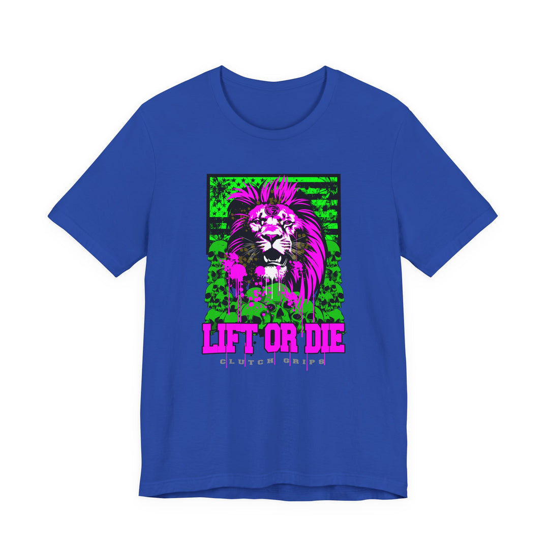 LION HEART PURPLEGREEN/LIFT OR DIE