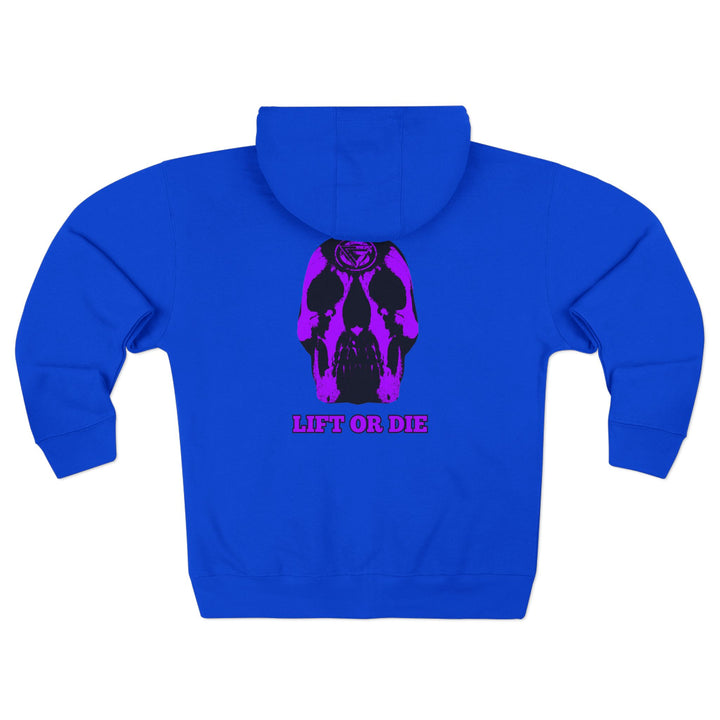CG SKULL PURPLE/LIFT OR DIE ZIP UP